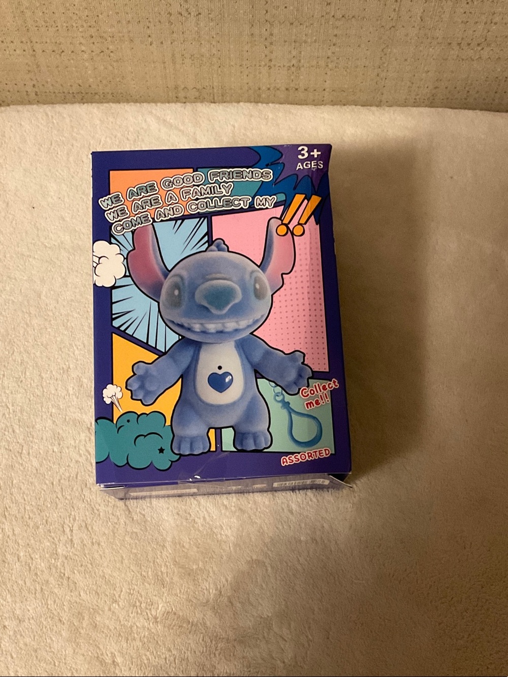 Blue Cartoon Alien Collectible Figure - Kids Action Toy